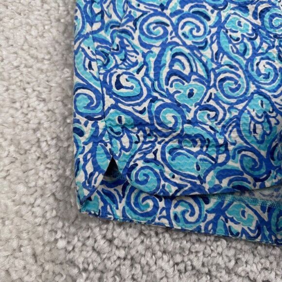 Lilly Pulitzer Adie Short Chasing Tail Blue - Picture 7 of 11